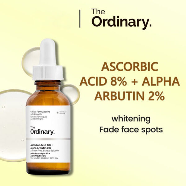 The Ordinary Vitamin C Ascorbic Acid 8% + Alpha Arbutin 2% (30ml)